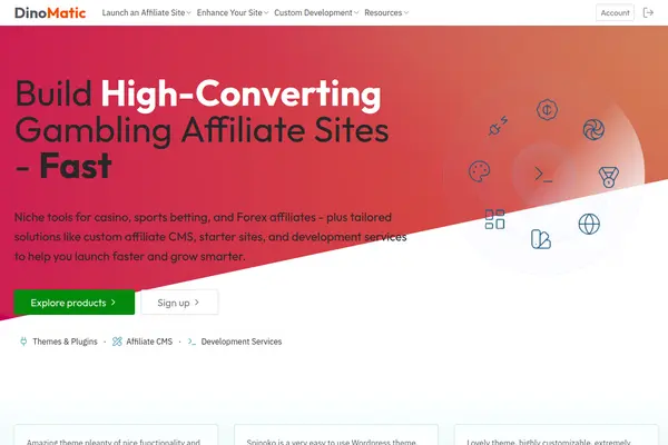 Screenshot of DinoMatic